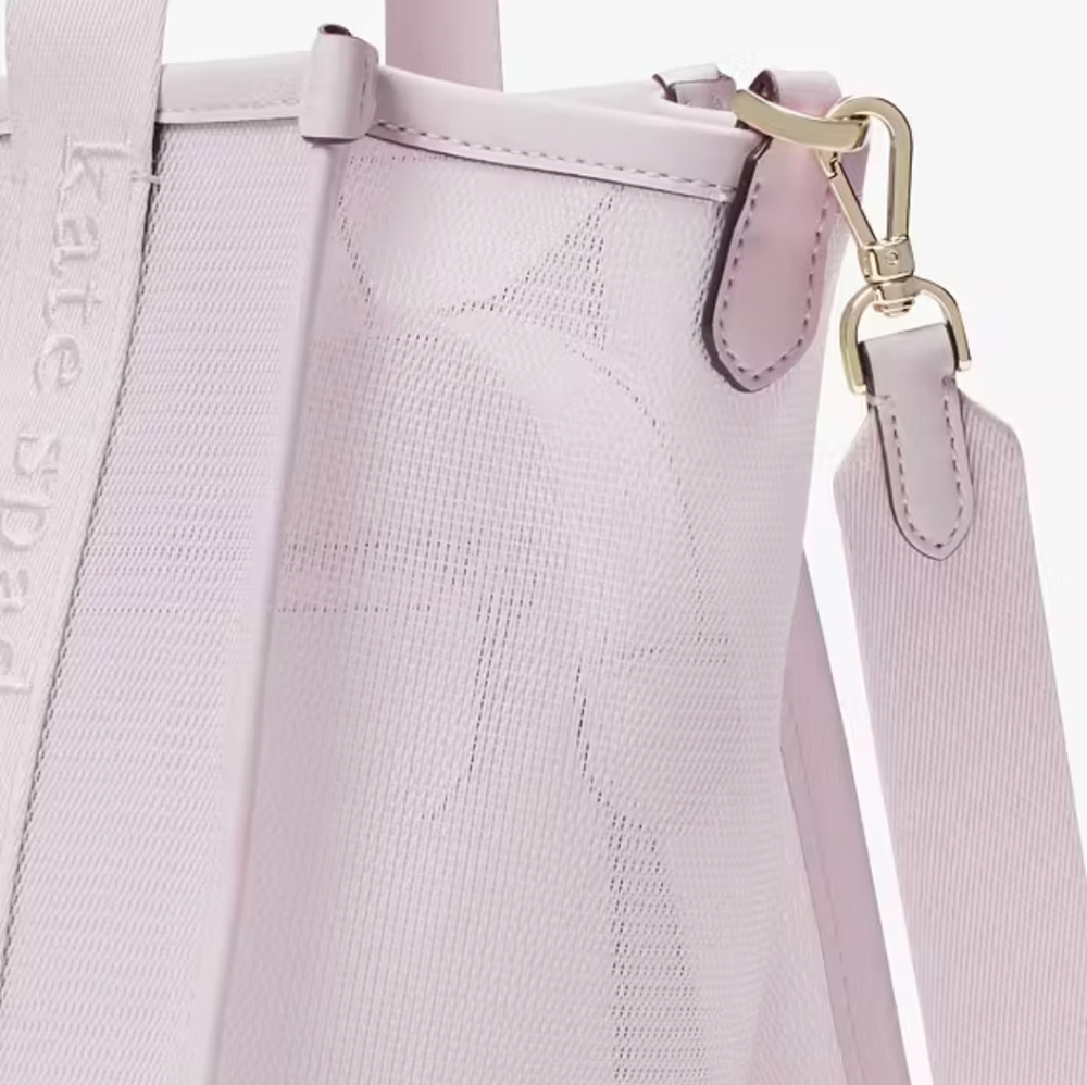 Kate Spade Kip Mesh Small Tote, Pale Amethyst - Picture 7 of 7